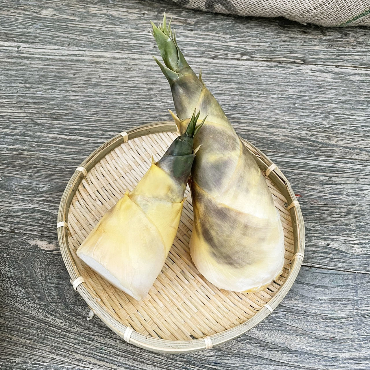 去殼綠竹筍