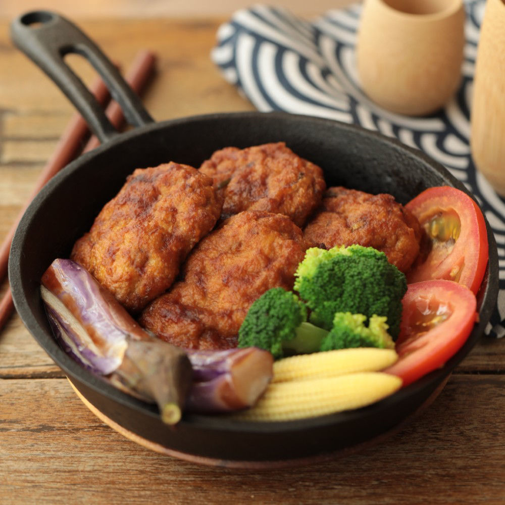 照燒雞肉豆腐漢堡排-MASA主廚