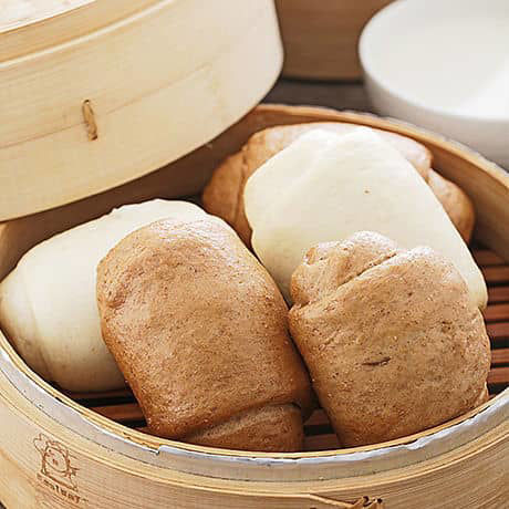 柴燒手製白饅頭