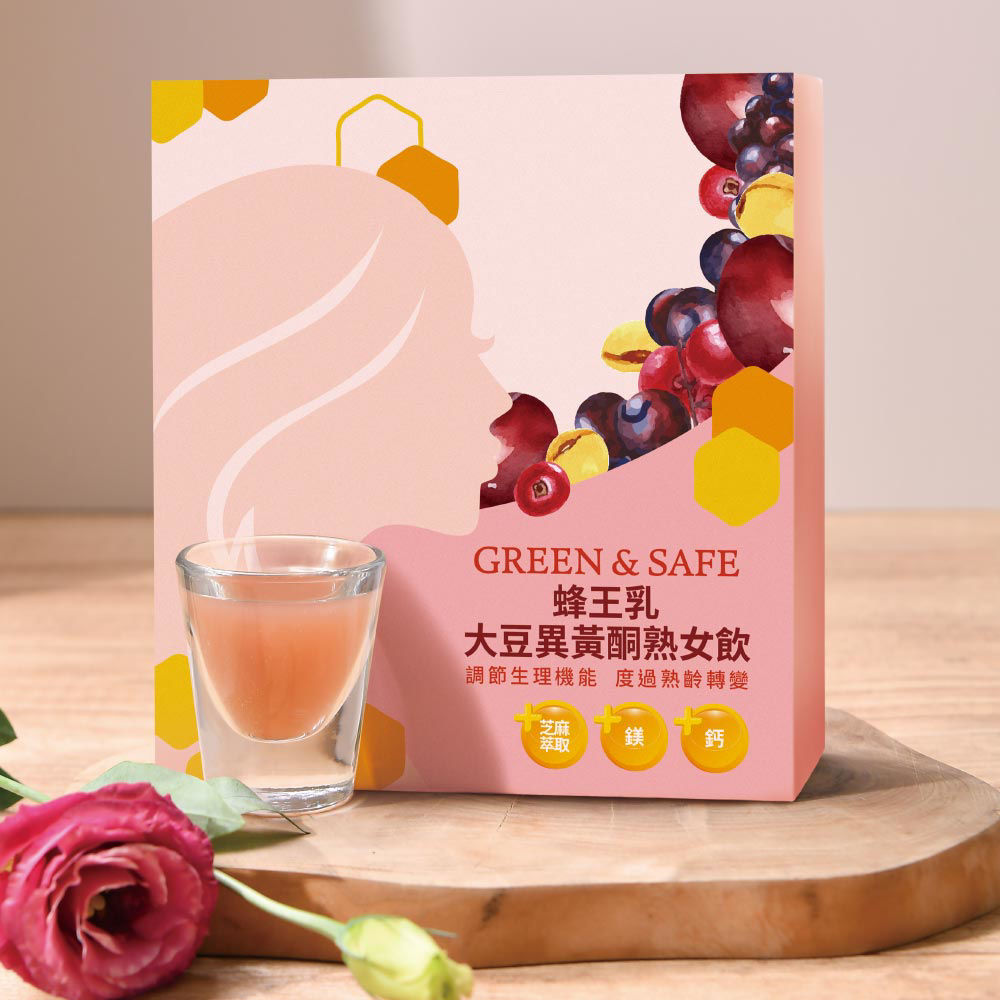 蜂王乳大豆異黃酮熟女飲-1
