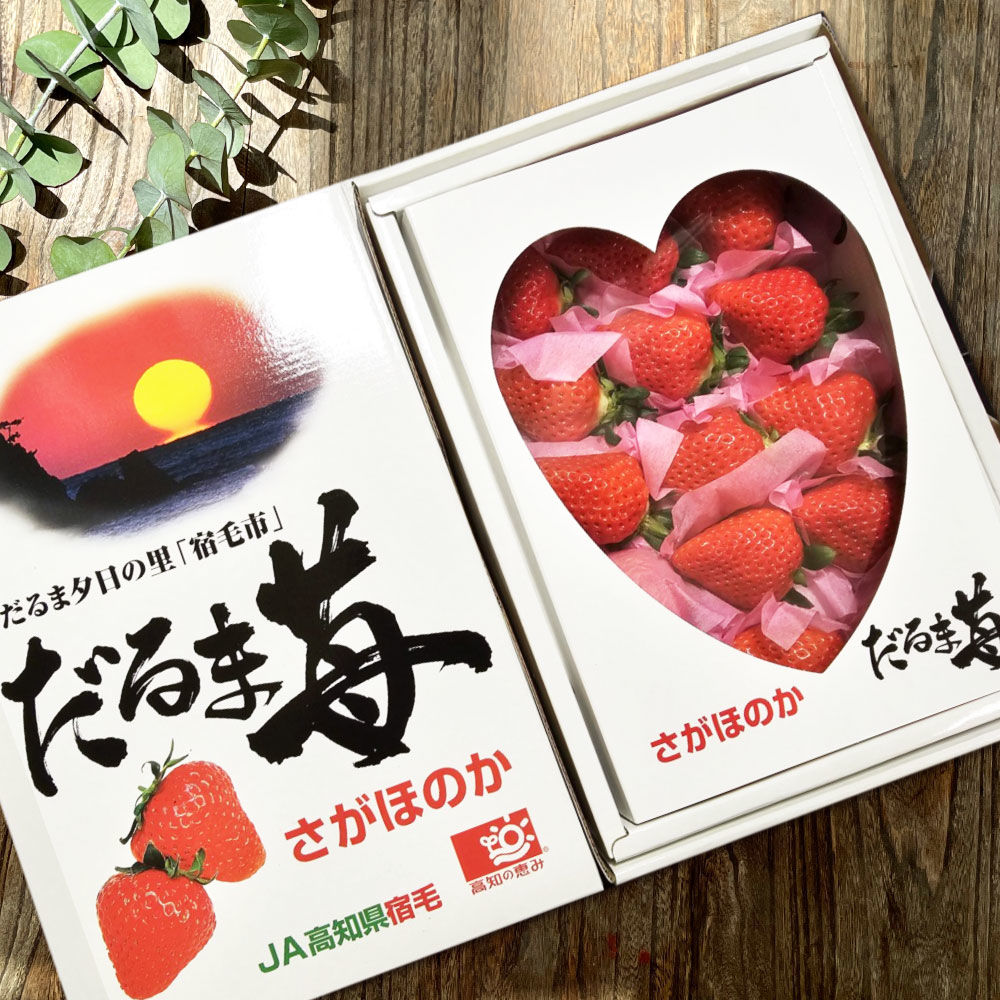 日本高知縣達摩愛心草莓-2